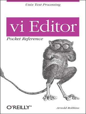 cover image of vi Editor Pocket Reference